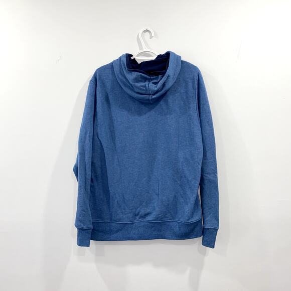 The North Face Blue Heather Pullover Hoodie Size M - Picture 2 of 8